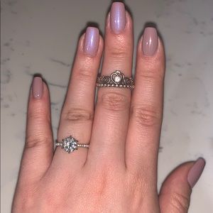 AUTHENTIC PANDORA CROWN RING SZ 6.5